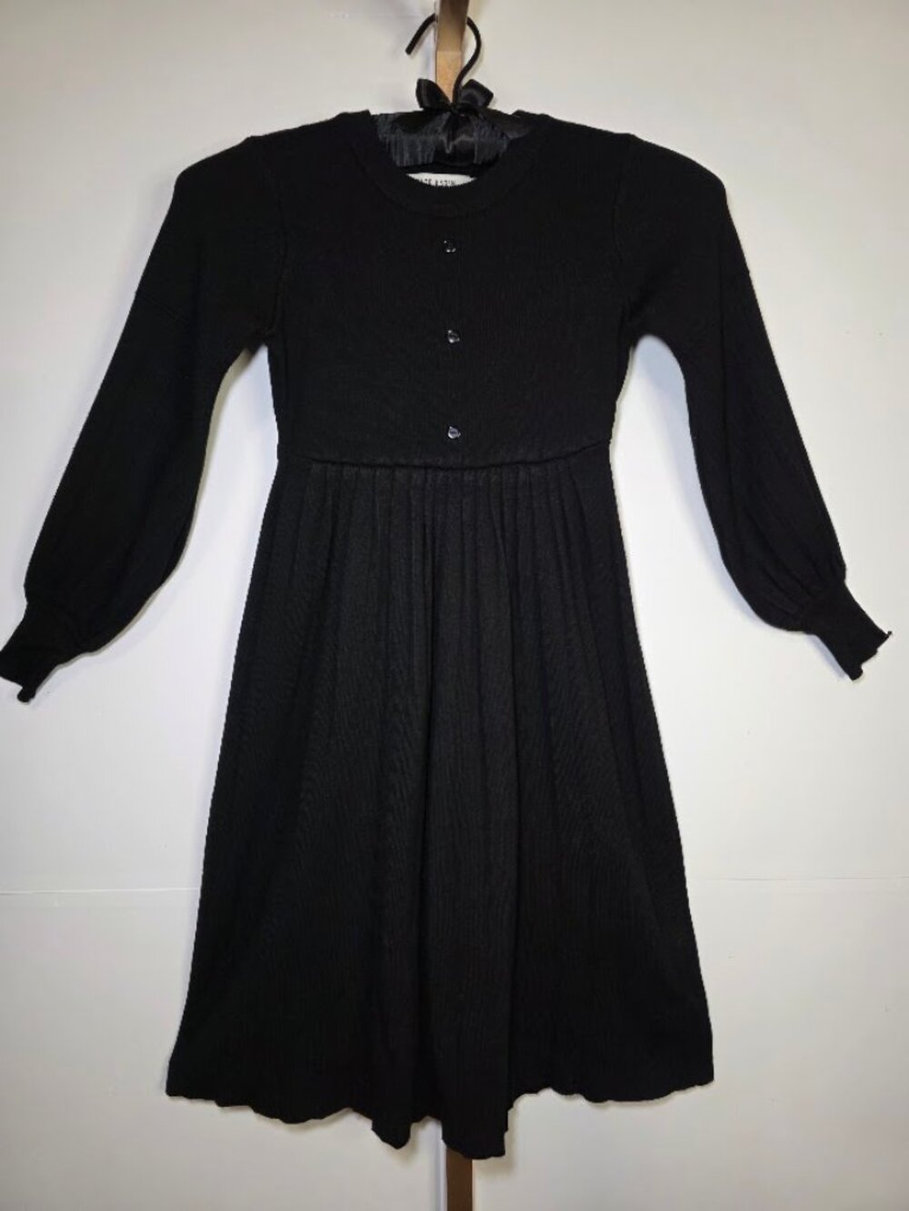 GRACE KARIN Long Sleeve A-Line Crew Neck Sweater Dress 10Yrs
